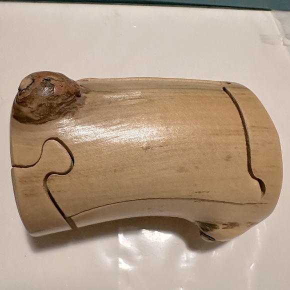 Artisan Nature Turns Creations Aspen Wood Puzzle Secret Trinket Jewelry Box OOAK - Picture 1 of 6